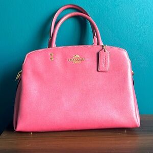 Coach Pink Leather Handbag